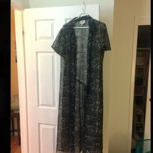 R&K originals long dress/chiffon cardigan